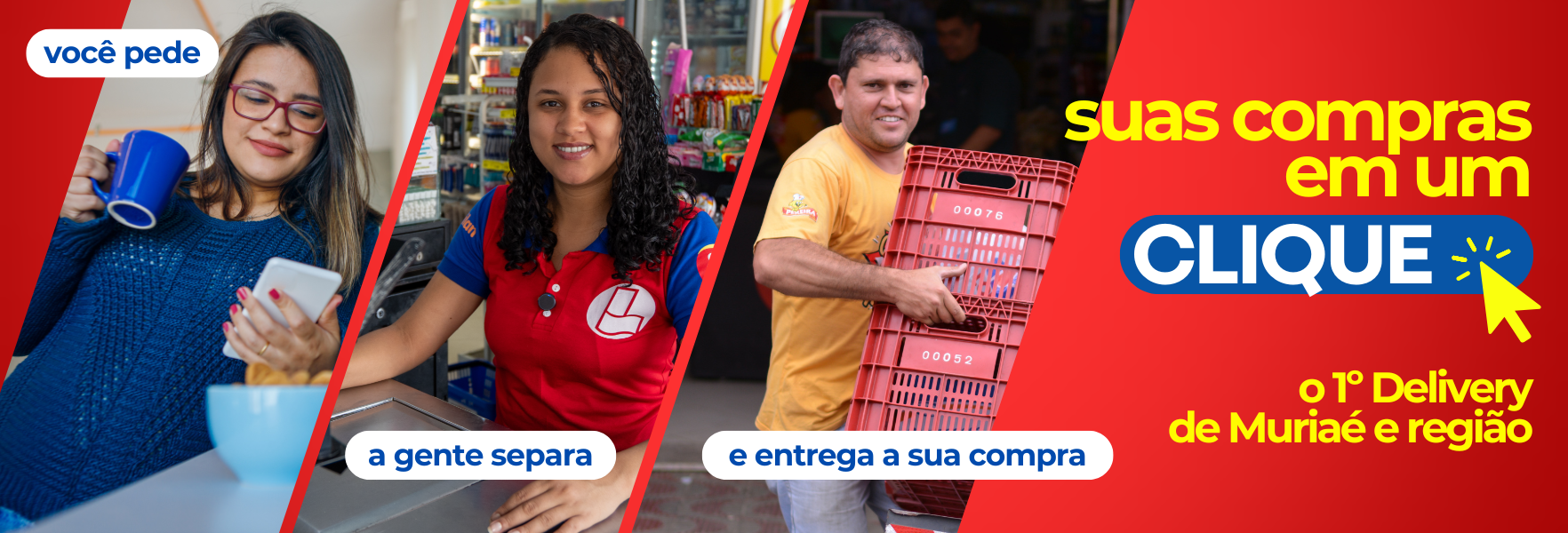 Faça seu pedido e receba em casa